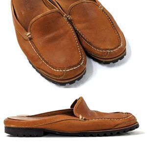 Bos & Co Leather Mule